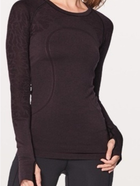 lululemon athletica Tops - lululemon athletica Long-Sleeve Swiftly Tech Plum